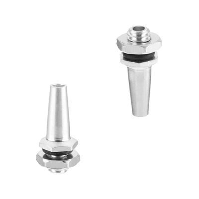 Heyiarbeit RC Antenna Mount, M6 Thread, Aluminum Alloy, for RC Boat Silver 1pcs