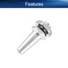 Heyiarbeit RC Antenna Mount, M6 Thread, Aluminum Alloy, for RC Boat Silver 1pcs view 3