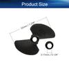 Heyiarbeit 3Pairs 2 Blades Propellers for Ship Model Refitting DIY Technology Model Black Plastic Positive Paddle and Propeller Reversing 32mm Diameter 40mm Pitch 3.17mm Hole Dia view 2