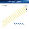 Heyiarbeit RC Antenna Tube Yellow with Blue Mount and Cap for RC Boat 5pcs view 4
