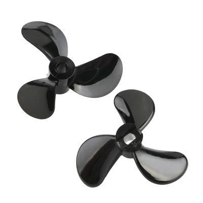 Heyiarbeit 3 Blades Propeller for Ship Model Rc Boat Propeller Model Black Plastic Positive Paddle and Propeller Reversing 32mm Diameter 1.4Pitch 3mm Hole Dia