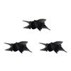 Heyiarbeit 3Pairs 3 Blades Propellers for Ship Model Rc Boat Propeller Model Black Plastic Positive Paddle and Propeller Reversing 52mm Diameter 80mm Pitch 4.8mm Hole Dia view 1