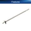Heyiarbeit Drive Shaft Fit for 4mm Motor Shaft w Propeller and Universal Joint for RC Boat, L250mm Shaft, L200mm Sleeve, D36mm Propeller view 3