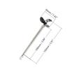 Heyiarbeit Drive Shaft Fit for 6mm Motor Shaft w Propeller and Universal Joint for RC Boat, L150mm Shaft, L100mm Sleeve, D36mm Propeller view 2
