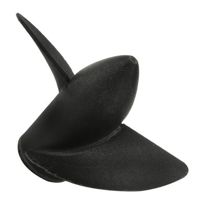 Heyiarbeit 2 Blades CW Propeller for Ship Model RC Boat Propeller Model Black Plastic Propeller 35mm Diameter 25mm Pitch M4 Hole Dia