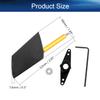 Heyiarbeit RC Boat Rudder with Straight Servo Arm 52mm, Rudder Pad Thickness 7.6mm FXB-QJFXD 1 Set view 2