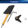 Heyiarbeit RC Boat Rudder with L Shape Servo Arm 44mm, Rudder Pad Thickness 7mm FXB-QJFXD 1 Set view 3