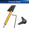 Heyiarbeit RC Boat Rudder with L Shape Servo Arm 28mm, Rudder Pad Thickness 4.4mm FXB-QJFXD 1 Set view 4