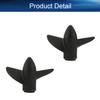 Heyiarbeit 2Pairs 2 Blades Propellers for Ship Model Rc Boat Propeller Model Black Plastic Positive Paddle and Propeller Reversing 45mm Diameter 31.5mm Pitch M4 Hole Dia view 4