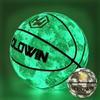 HW HOLOWIN Reflective Glowing Holographic Luminous Basket Ball for Night Game, Perfect HoloHoops Gifts Toys (Gray, Size 7) view 1