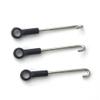 TSPFJX Wltoys XK K124 EC145 RC Helicopter Spare Parts Connect Buckle 3PCS view 1