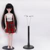 jojofuny 2Pcs Black Doll Stand for 12-15 Inch Action Figure: Adjustable Height Doll Holder for Display, Action Figure Storage Stand for Home Decoration view 2