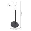 jojofuny 2Pcs Black Doll Stand for 12-15 Inch Action Figure: Adjustable Height Doll Holder for Display, Action Figure Storage Stand for Home Decoration view 3