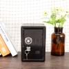 Money Box, Kids Learning Toy Money Box Cash Box With Money Tray And Lock Password Cash Coins Saving Safe Box Style Gift with 2 Keys(Black) view 3