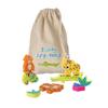 Orange Tree Toys: Stacking Jungle Animals - Wooden Animal Shaped Blocks, Stack & Play, Developmental Toy, FSC Certified, Toddlers & Kids Ages 1+ view 3