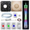 iCubeSmart Led Canton Tower Model DIY Electronic Kit, LED Cube Model Handmade Soldering Project Kit, 64 LED Circles, Height 1 Meter. (GZT-64) view 1