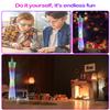 iCubeSmart Led Canton Tower Model DIY Electronic Kit, LED Cube Model Handmade Soldering Project Kit, 64 LED Circles, Height 1 Meter. (GZT-64) view 2