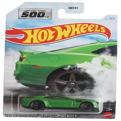 Hot Wheels '12 Camaro ZL1 Concept, [Green] Factory 500 4/10