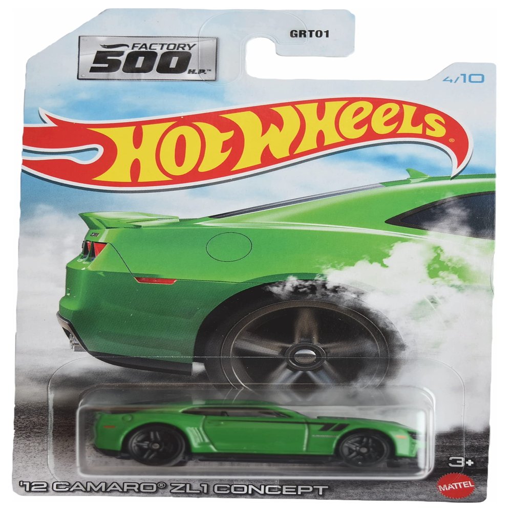 Hot Wheels '12 Camaro ZL1 Concept, [Green] Factory 500 4/10