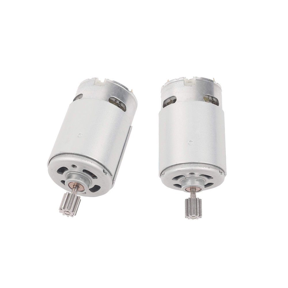 2 PCS 550 40000RPM 12 Volt Electric Motor, High Speed RS550 12V Motor Gearbox Accessories for Power Wheels Children Ride On Car Parts