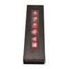 Heavy Metal Red and White RPG Dice Set for Dungeons & Dragons view 3