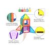 Everplay 110 pc Magnetic Tiles with Car Set, Building Blocks Toys STEAM Educational Learning Magnet Toy Preschool Montessori Boys & Girls Smart Creative Kit Games Gifts for Age 3+ Kids Toddlers view 3