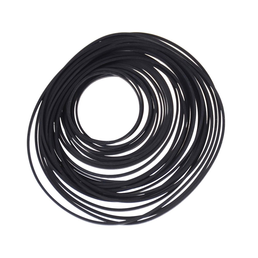 Pnloog-Timing Pulley 1Pack 30mm to 120mm, Dia Engine Drive Belts Black Rubber Small Fine Pulley Pully Belt for DIY Toy Module Car
