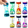 Liquid Motion Bubbler for Kids and Adults Pack of 6 Great Rainbow Series Liquid Bubbler Timer Sensory Fidget Relaxation Stress Relief and Anxiety Relief Relaxing Autism view 1