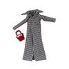 Doll Clothes, 5 Sets Outfits Houndstooth Coat Pants Windbreaker Hat for 11.5 inch Dolls Accessories Random Style view 2