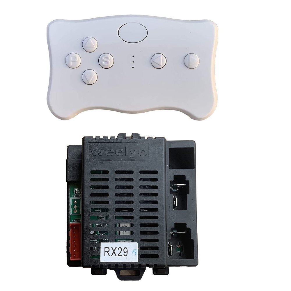 weelye RX29 12V Four-Sided Socket Kids Powered Ride on car 2.4G Bluetooth Remote Control and Receiver Accessories for Children Electric Ride On Car Replacement Parts