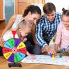 12 Inch Spinning Prize Wheel with Durable Base, 10 Slots Tabletop Spinner, with Dry Erase Marker and Eraser, Easy to Install, for Fortune Spin Game in Parties, Classroom, Home, Raffles, Holidays view 2