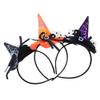 ABOOFAN Kids Halloween Witch Hat Headband with Spider Web Design Party Hair Hoop for Carnival and Costume Party Supplies view 2