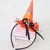 ABOOFAN Kids Halloween Witch Hat Headband with Spider Web Design Party Hair Hoop for Carnival and Costume Party Supplies view 4