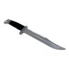 Rubber Johnnies Fake Woods Stab Knife, Con Safe, 30cm Long, Black Handled, Halloween Movie Prop view 1