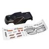 HBX Part 38B01 Truck Body +Decals Gray & Black for Haiboxing 1/24 Scale RC Truck 2138 view 2