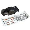HBX Part 38B01 Truck Body +Decals Gray & Black for Haiboxing 1/24 Scale RC Truck 2138 view 3