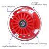 Gladeer 90mm Wiggle Car Polyurethane Replacement Wheels Set Upgrades for PlasmaCar Ride-on Toys Wiggle Car Replacement Wheels, 4-Pack (Red) view 2