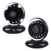 Gladeer 90mm Wiggle Car Polyurethane Replacement Wheels Set for Upgrades for PlasmaCar Ride-on Toys Wiggle Car Replacement Wheels, 4-Pack (Black) view 1