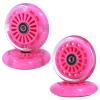 Gladeer 90mm Wiggle Car Polyurethane Replacement Wheels Set Upgrades for PlasmaCar Ride-on Toys Wiggle Car Replacement Wheels, 4-Pack (Pink) view 1
