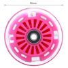 Gladeer 90mm Wiggle Car Polyurethane Replacement Wheels Set Upgrades for PlasmaCar Ride-on Toys Wiggle Car Replacement Wheels, 4-Pack (Pink) view 3