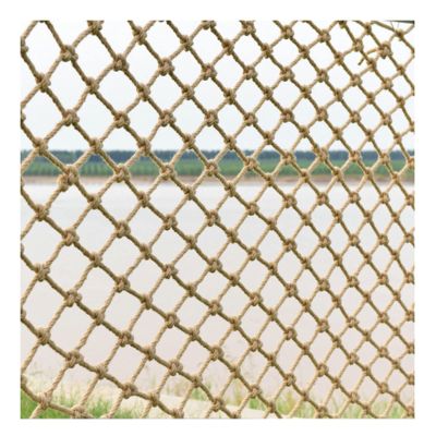 Rope Netting Decor Pet Climb Hemp Netting Kids Safety Rope Cargo Netting Swingset Large Rock Playground Treehouse Net Outdoor Heavy Duty Mesh (Size : 4 * 6m(13 * 20ft))