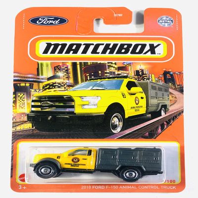 Matchbox 2021 - 2010 Ford F-150 Animal Control Truck - Yellow - 72/100
