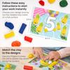 Arteza Kids Play Dough, Number Learning Dough Clay Kit, 12 Pieces, 0.8 oz, Red, Yellow, and Blue, 10 Numeric Cards, Art Supplies for Kids view 3