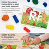 Arteza Kids Play Dough, Alphabet Learning Kit, 30 Pieces Air Dry Clay, 0.8 oz, Red, Yellow, and Blue, 26 Alphabet Cards, Art and Craft Supplies for Kids view 3