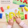 Arteza Kids Play Dough, Alphabet Learning Kit, 30 Pieces Air Dry Clay, 0.8 oz, Red, Yellow, and Blue, 26 Alphabet Cards, Art and Craft Supplies for Kids view 4