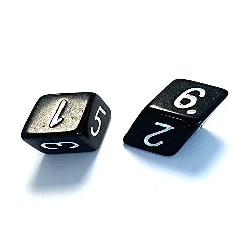 Slant Dice Pair Black