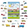 Magnetic Vehicle Zoo Animal and Doll House Family Playboard for Kids view 4