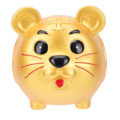 Cabilock 1pc Adorable Tiger-Shaped Cartoon Piggy Bank for Boys and Girls and Adults Saving Pot Money Bank Year Fun Animal Decoration for