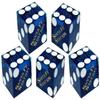 Cyber-Deals Craps Starter Kit Sets, Featuring Authentic Las Vegas Casino Table-Played Dice with Clear Acrylic Dice Boat (Santa Fe Station (Blue Polished)) view 2
