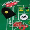 Cyber-Deals Craps Starter Kit Sets, Featuring Authentic Las Vegas Casino Table-Played Dice with Clear Acrylic Dice Boat (Harrah's (Red Polished)) view 1